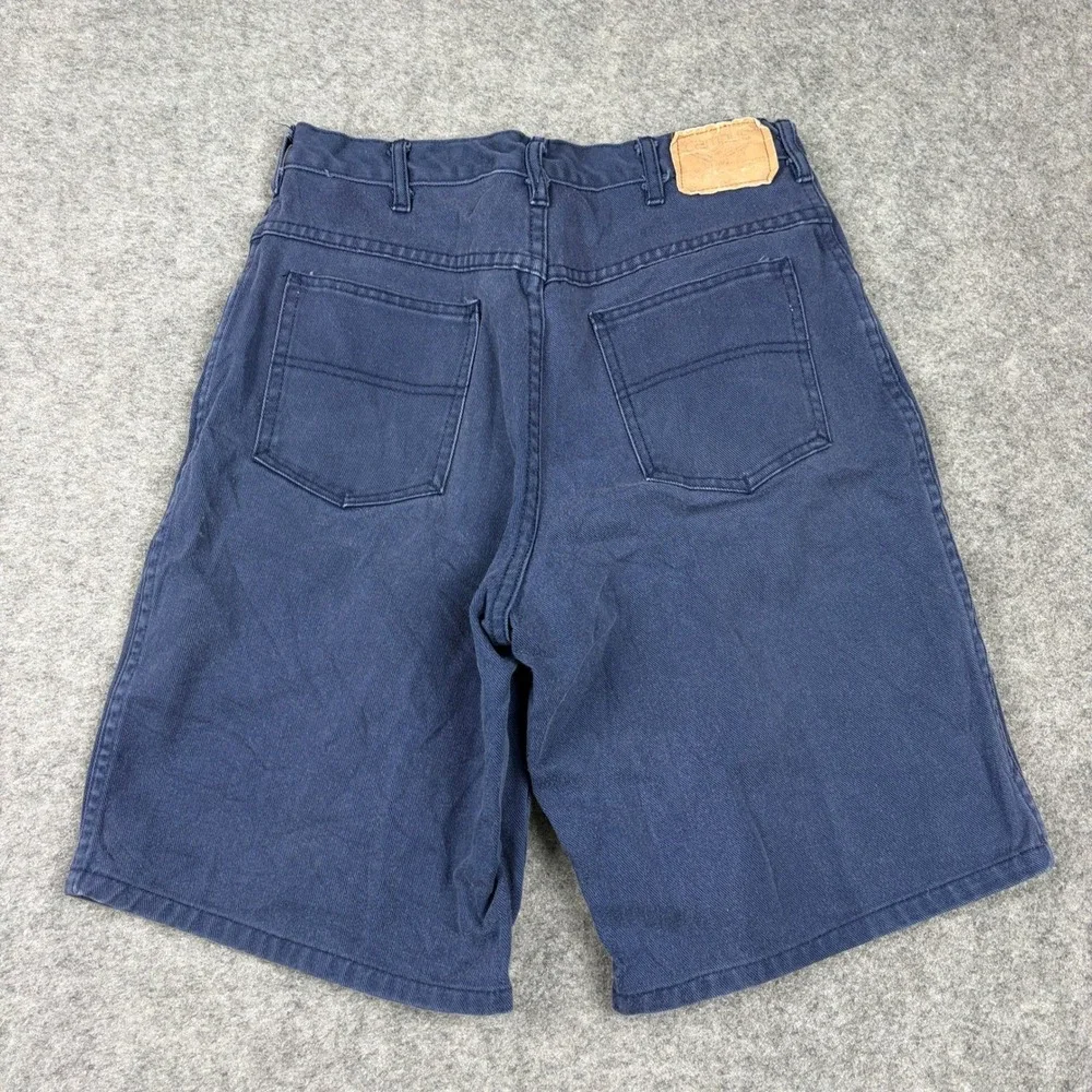 Y2K Campus Denim‎ Shorts Mens 32 Blue Vintage 90s Baggy Workwear Gorpcore Skate